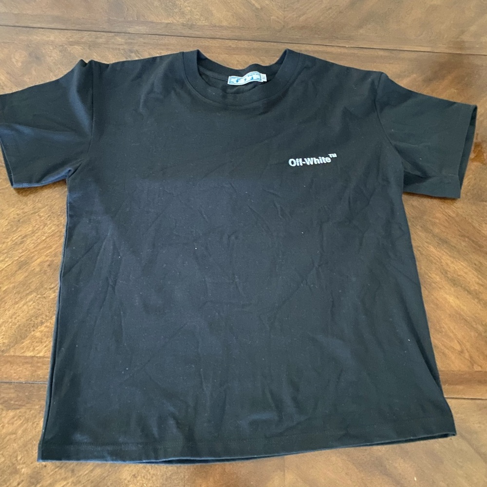 WHIT Black Short Sleeve Tee Classic Crew Neck